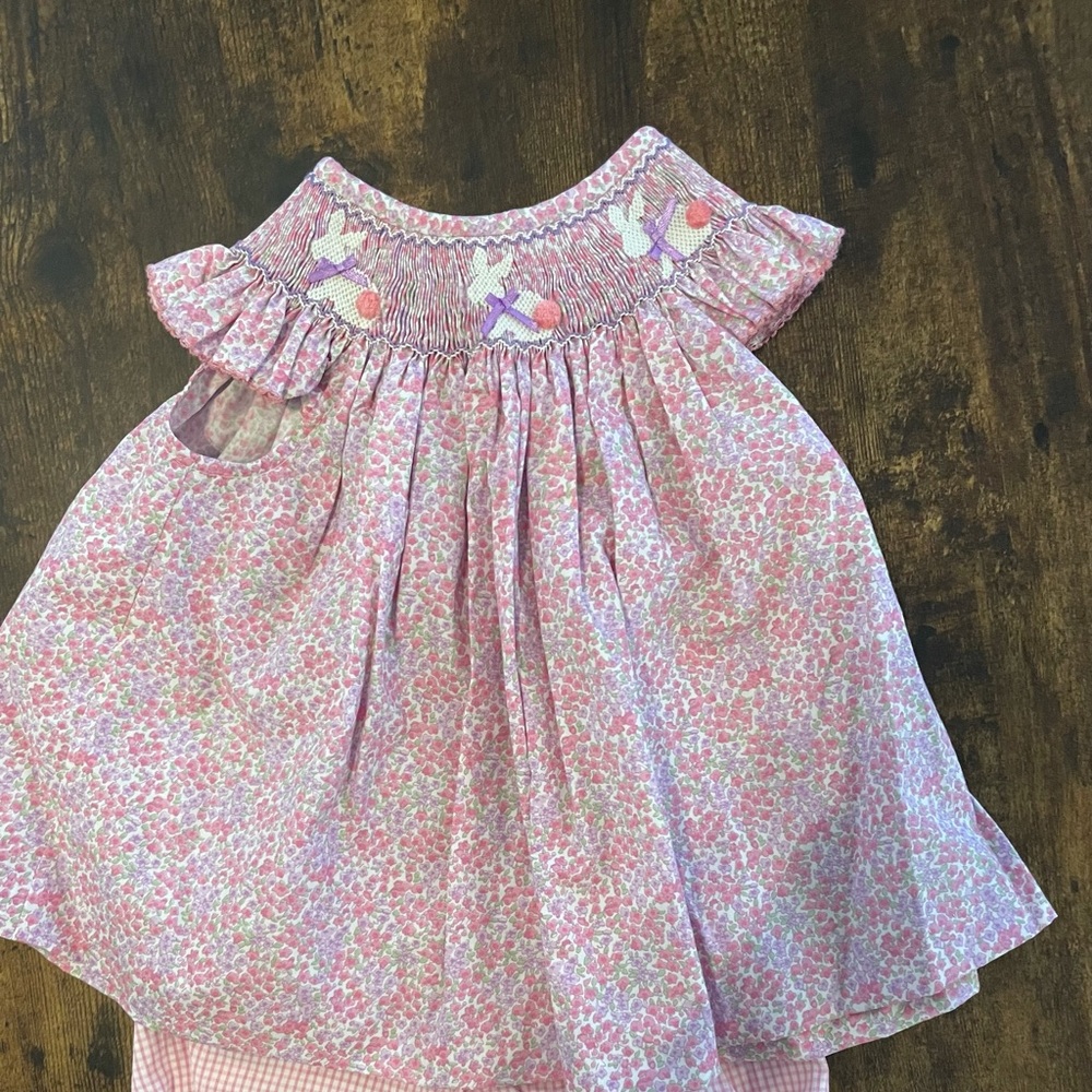 Easter smocked set